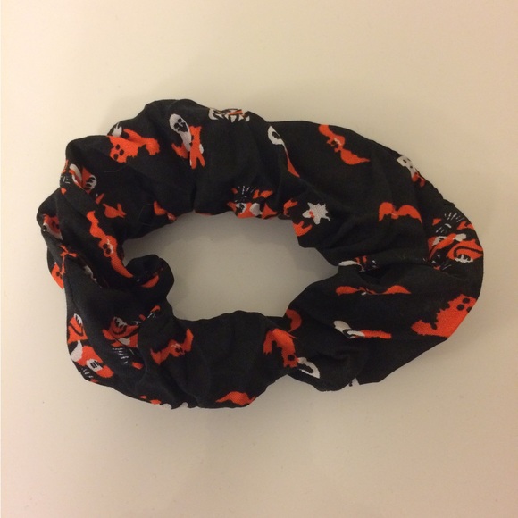 $4 Add-On New Hair Scrunchie Handmade Ponytail Elastic Hair Accessory Halloween - Picture 1 of 1